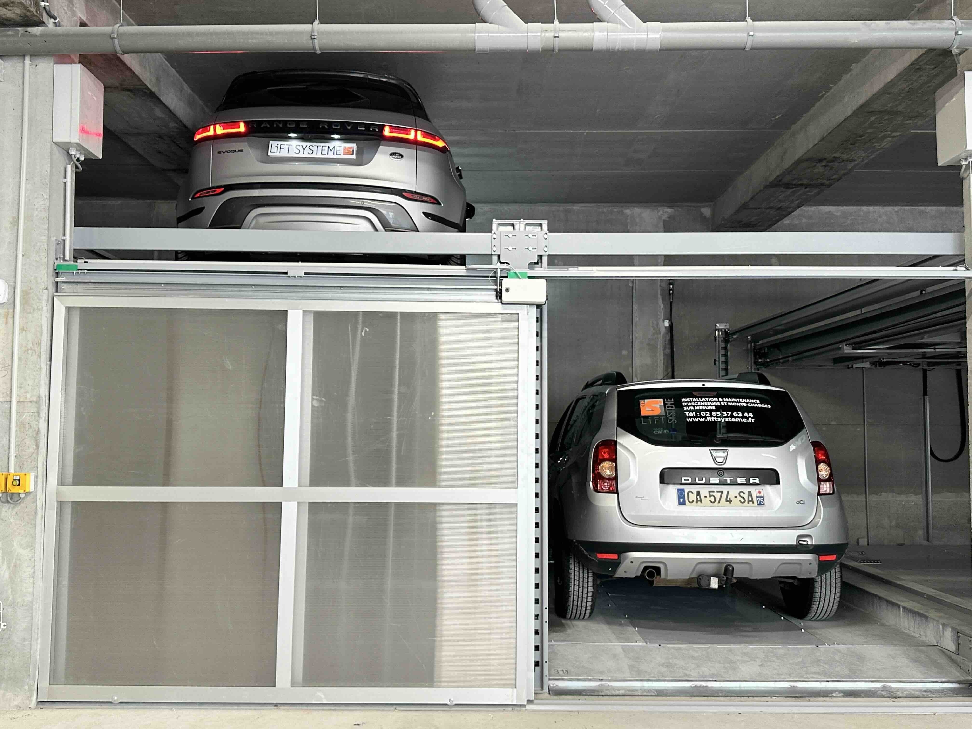 Parking semi automatique projet LIFT SYSTEME