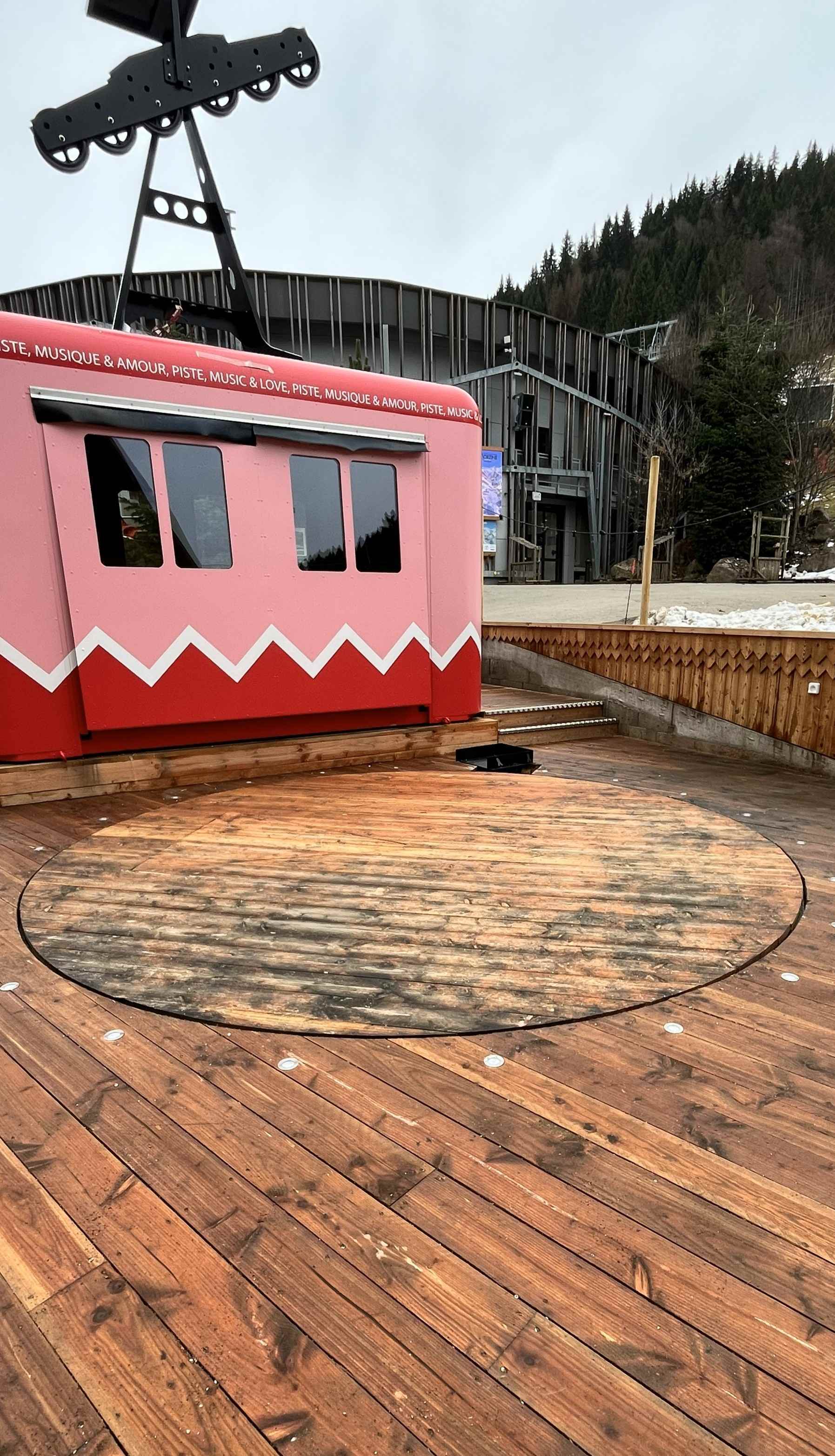 Plateau tournant pour dancefloor LIFT SYSTEME